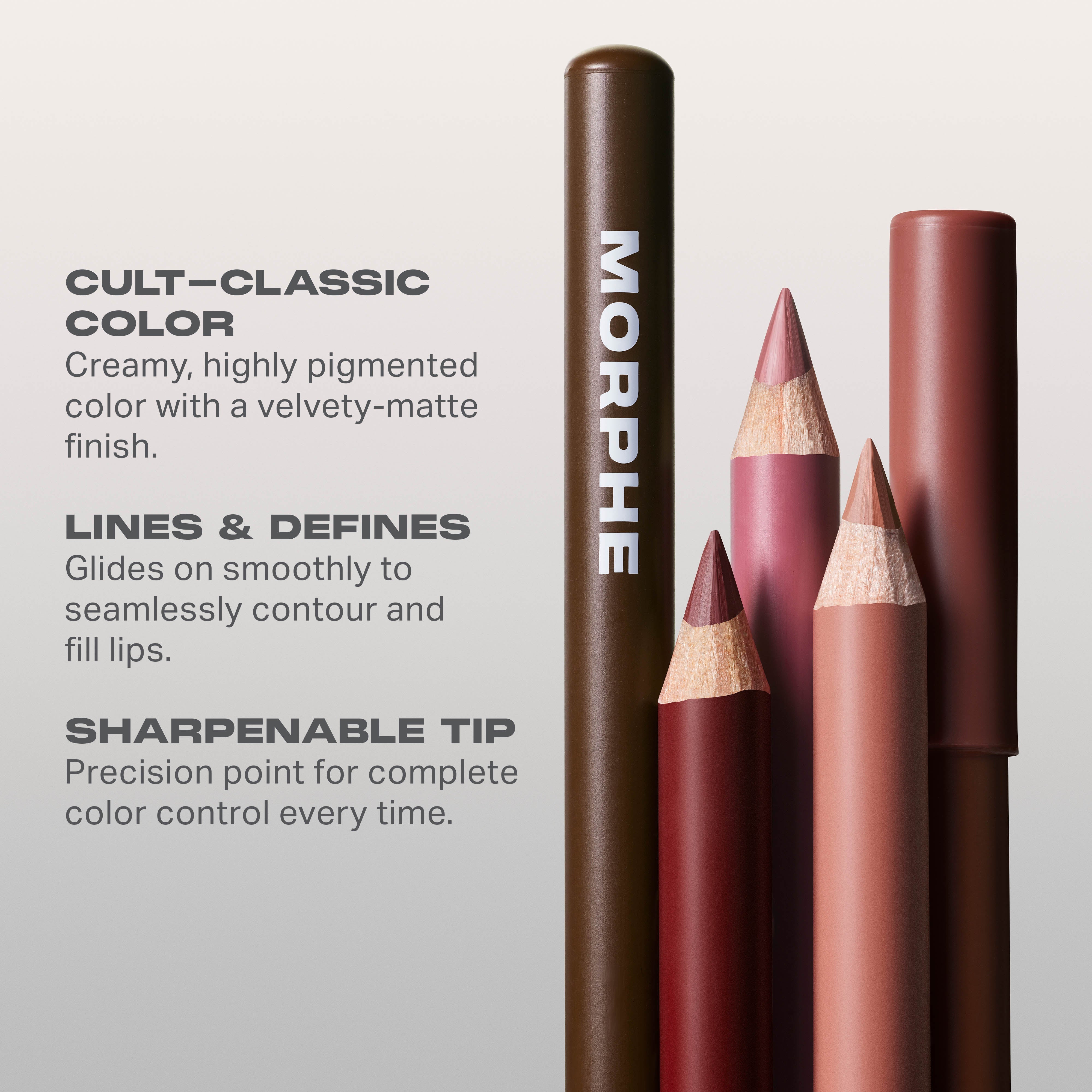 Morphe Lip Liner Mini Bar Mini Signature Lip Pencil Set coffret 5 mini crayons à lèvres