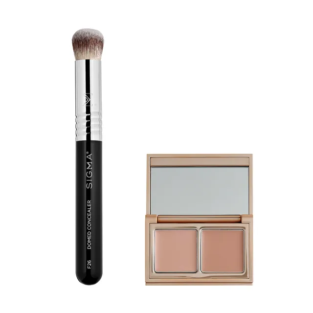 Sigma Face Makeup Conceal & Correct Duo duo correcteur Light to Medium avec pinceau