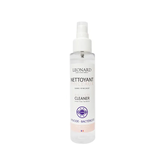 Léonard 1779 Entretien nettoyant pinceaux virucide spray 100 ml sans rinçage