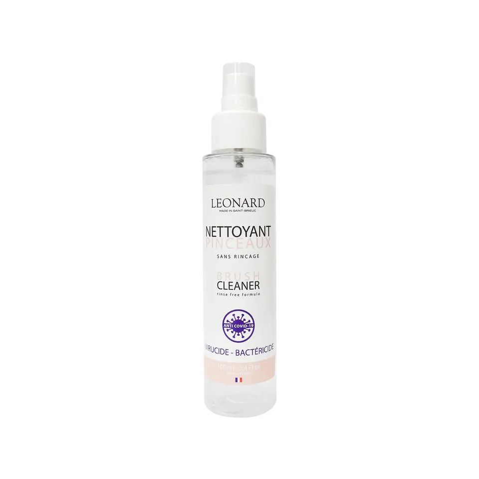 Léonard 1779 Entretien nettoyant pinceaux virucide spray 100 ml sans rinçage