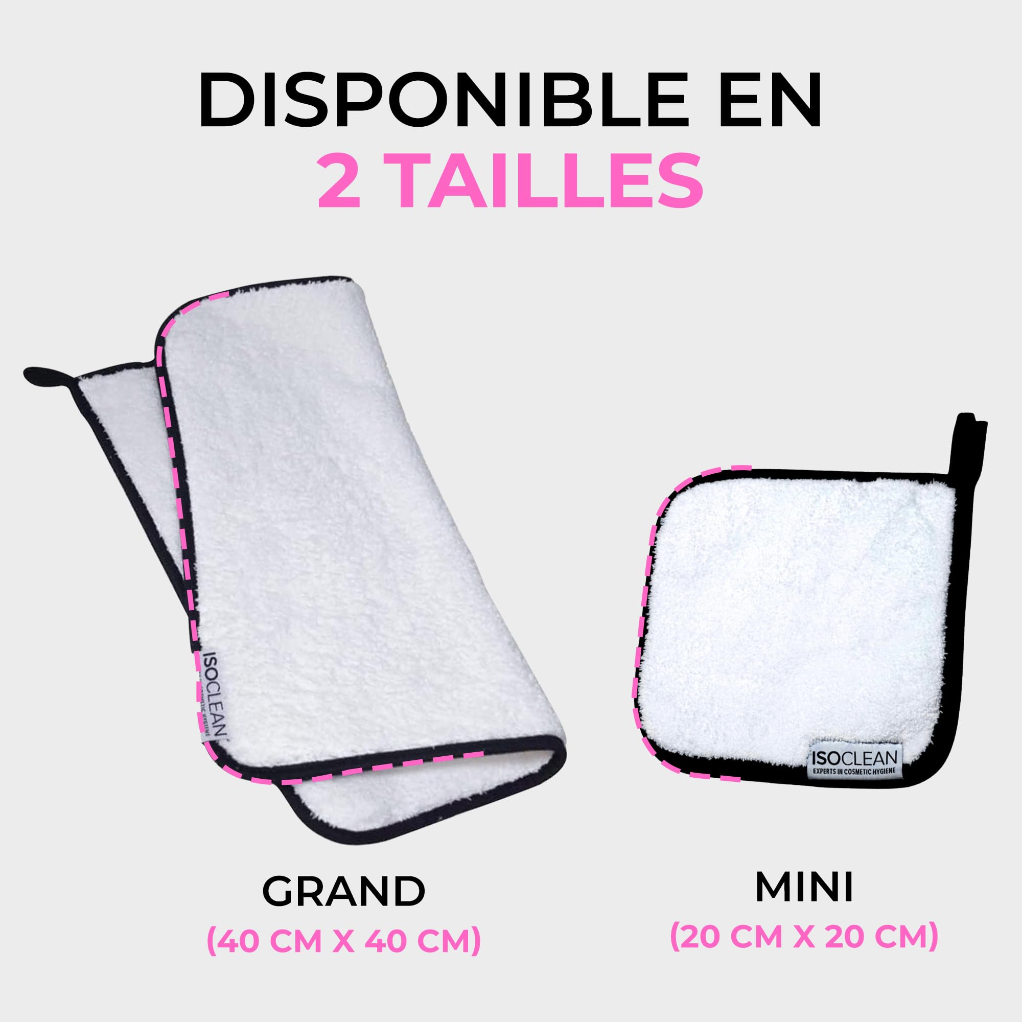 TYVEK ISOCLEAN Makeup Accessories serviette microfibre pinceaux 20 × 20 cm petite
