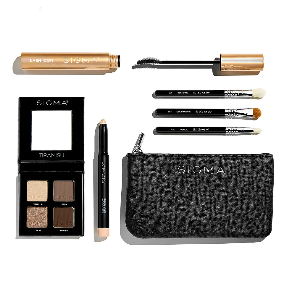 Sigma Brush Sets Bright-Eyed Essentials Set kit maquillage yeux primer Ignite