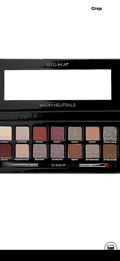 Sigma Eye Makeup Warm Neutrals Eyeshadow Palette palette yeux 14 teintes tons chauds