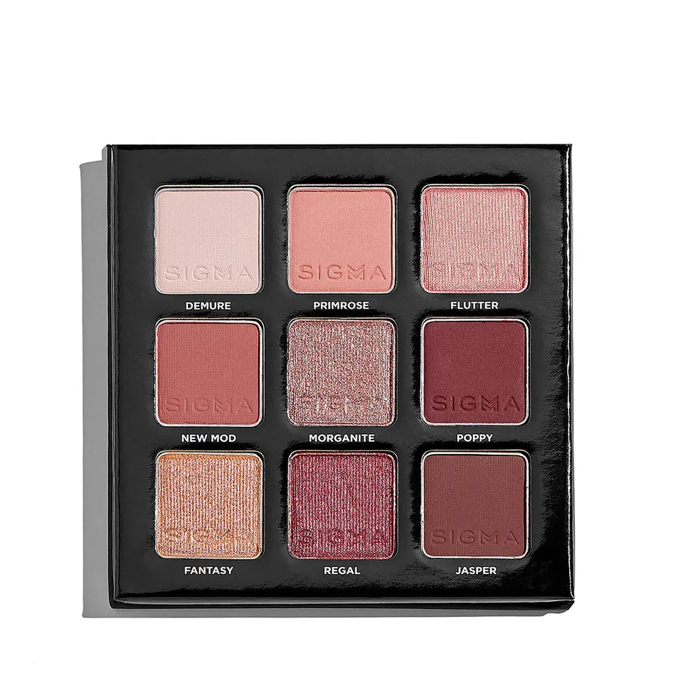 Sigma Eye Makeup Rosy Eyeshadow Palette palette de fards à paupières 9 teintes