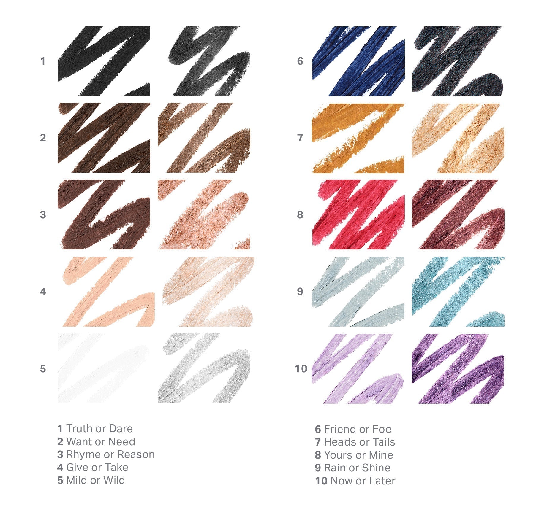Morphe Eyeliner Bi-Liner Dual-Ended Gel Liners eye-liner Truth Or Dare noir charbon