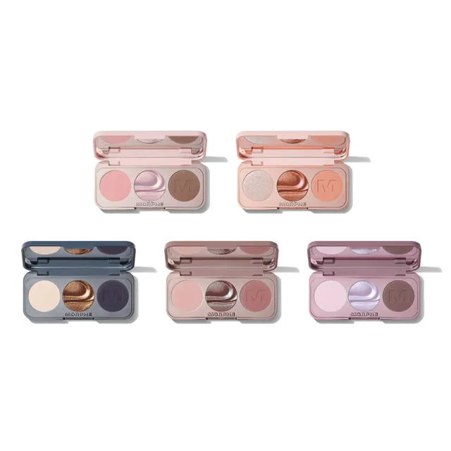 Morphe Eyeshadow & Palettes Infinitely Mixable ChromaPlus Eyeshadow Trio Bundle palette fards 5 trios