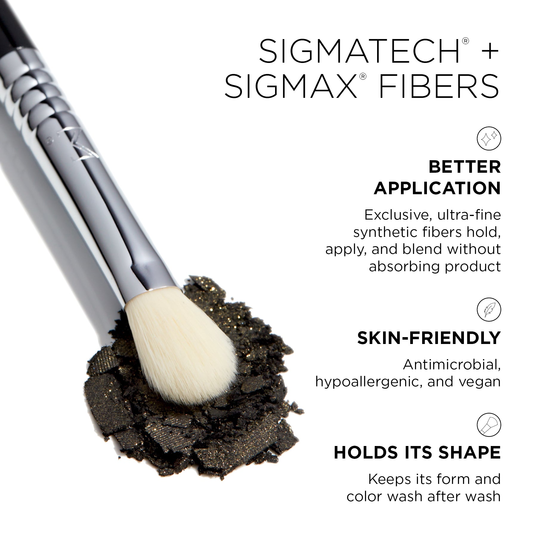 Sigma Eye Brushes E25 Blending Brush pinceau yeux estompeur