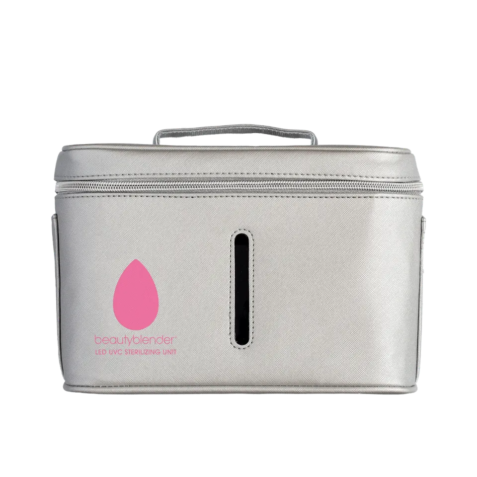 Beautyblender Original UV Sterilization Case étui rangement argenté