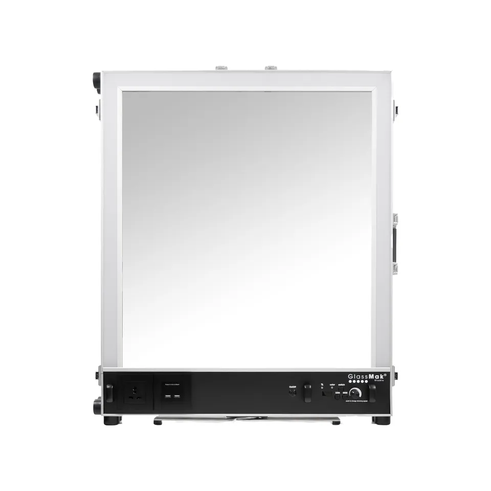 Glassmak Studio miroir de maquillage éclairé LED