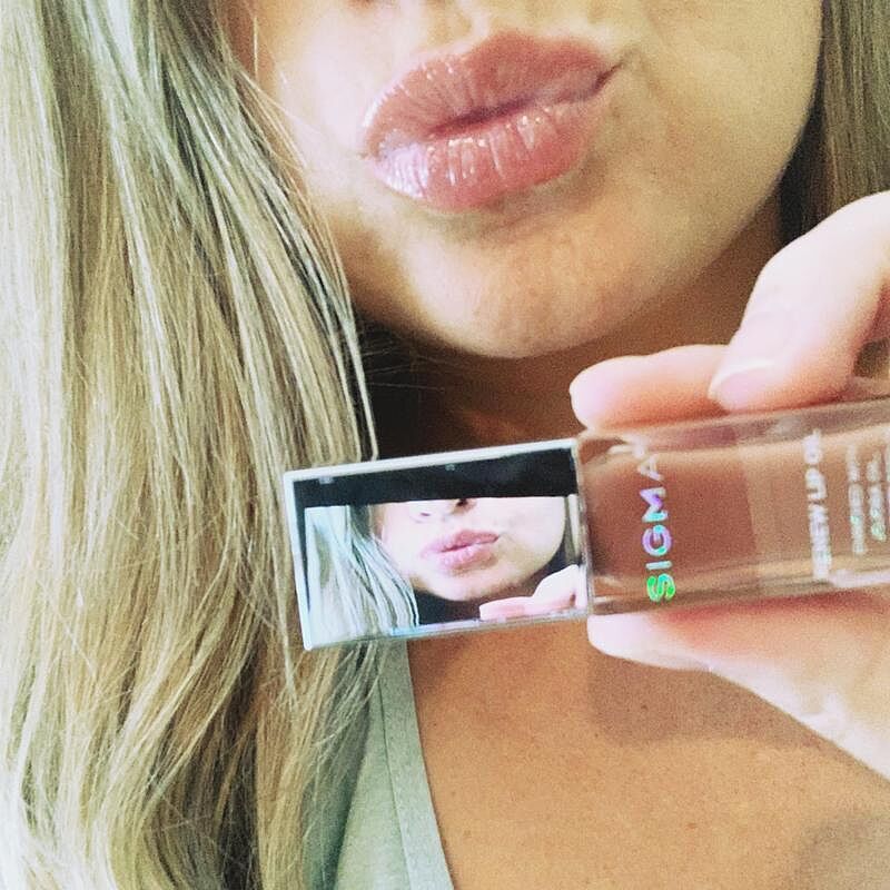 Sigma Lip Makeup Renew Lip Oil huile lèvres Hush 5,2 g rose transparent