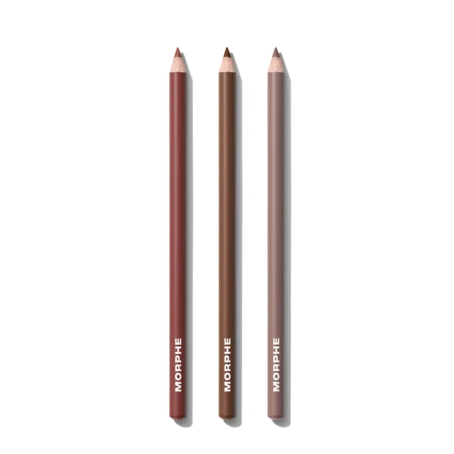 Morphe Bundles Best Selling Signature Lip Bundle - Deep coffret crayons à lèvres, 3 teintes