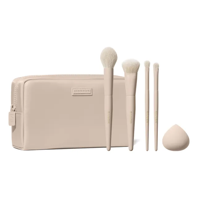 Morphe Brush Sets Oat Latte 5-Piece Face & Eye Brush Set kit 5 pièces