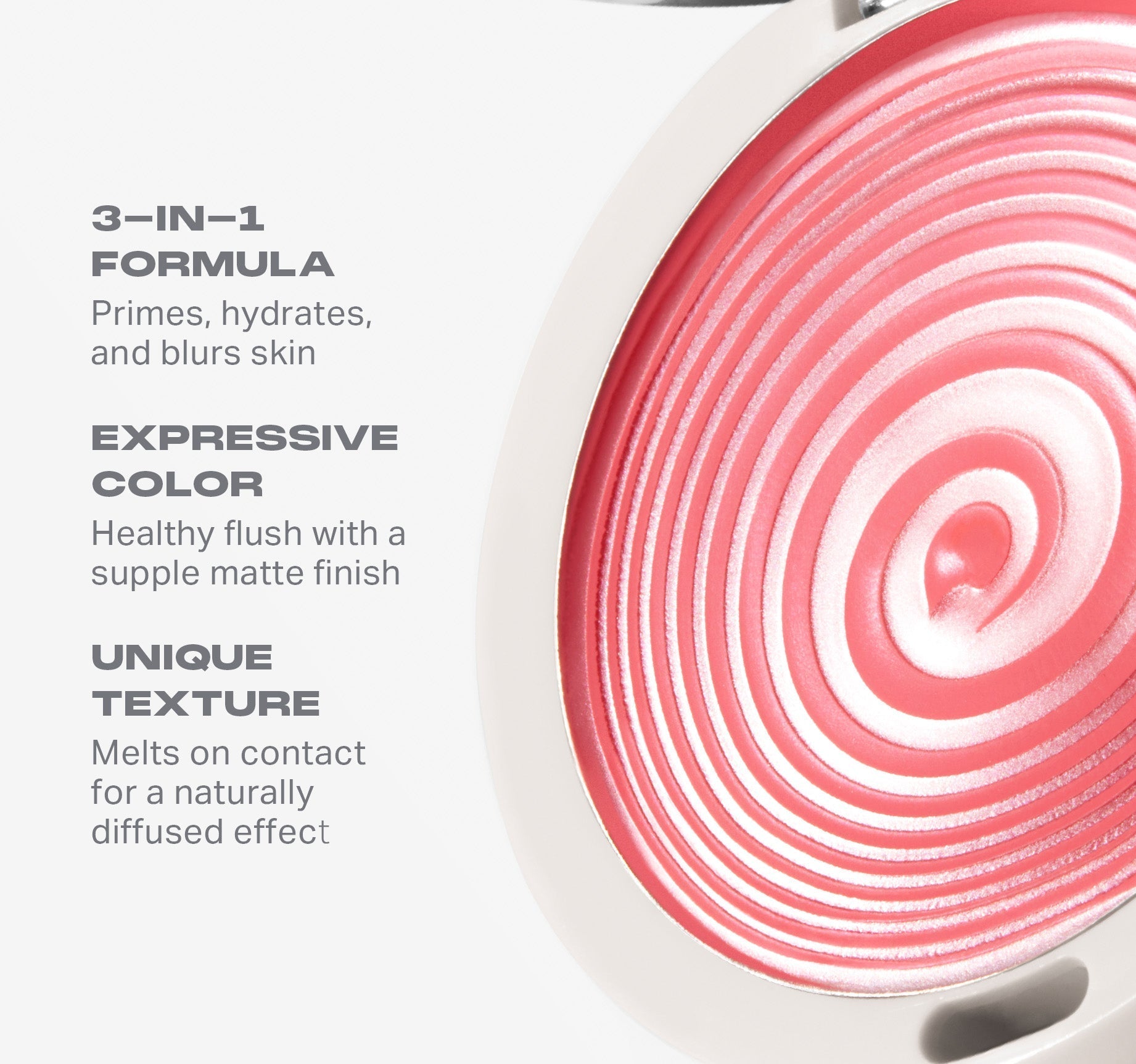 Morphe Cheek Huephoric Rush 3-In-1 Silk Blush blush Hypnotized rose terracotta