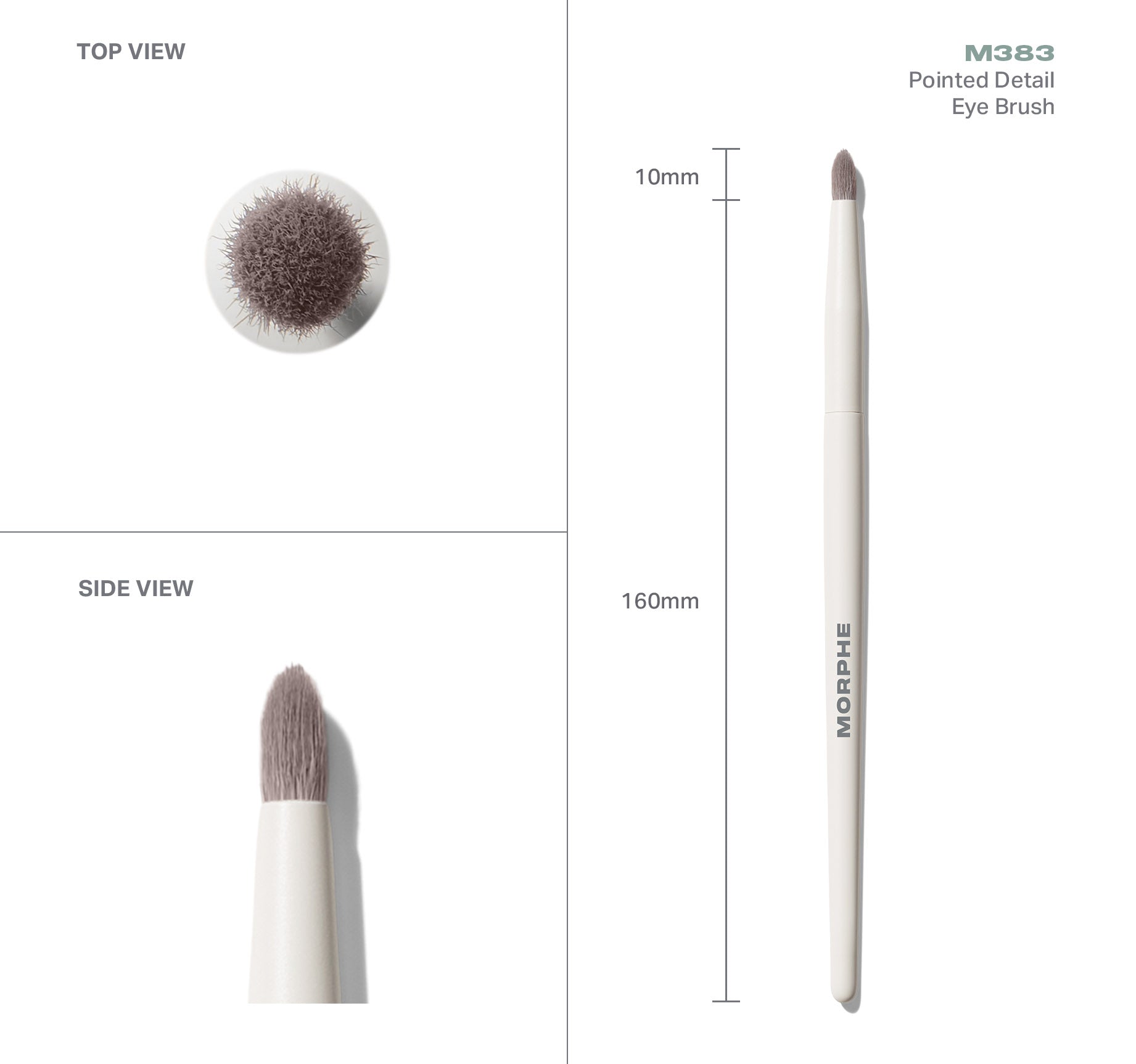 Morphe Eye Brushes M383 Pointed Detail Eye Brush pinceau yeux précis