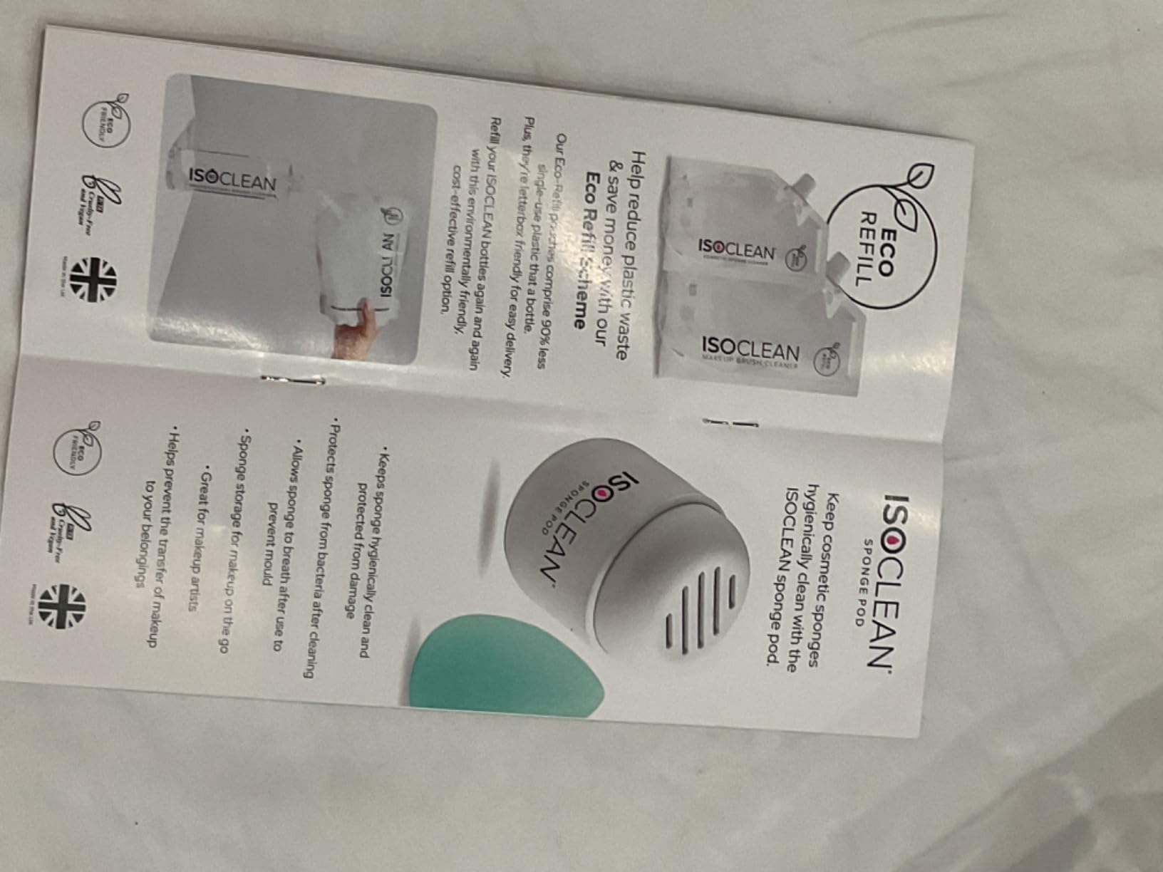 TYVEK ISOCLEAN Makeup Accessories Lot de 12 pinceaux de maquillage avec étui