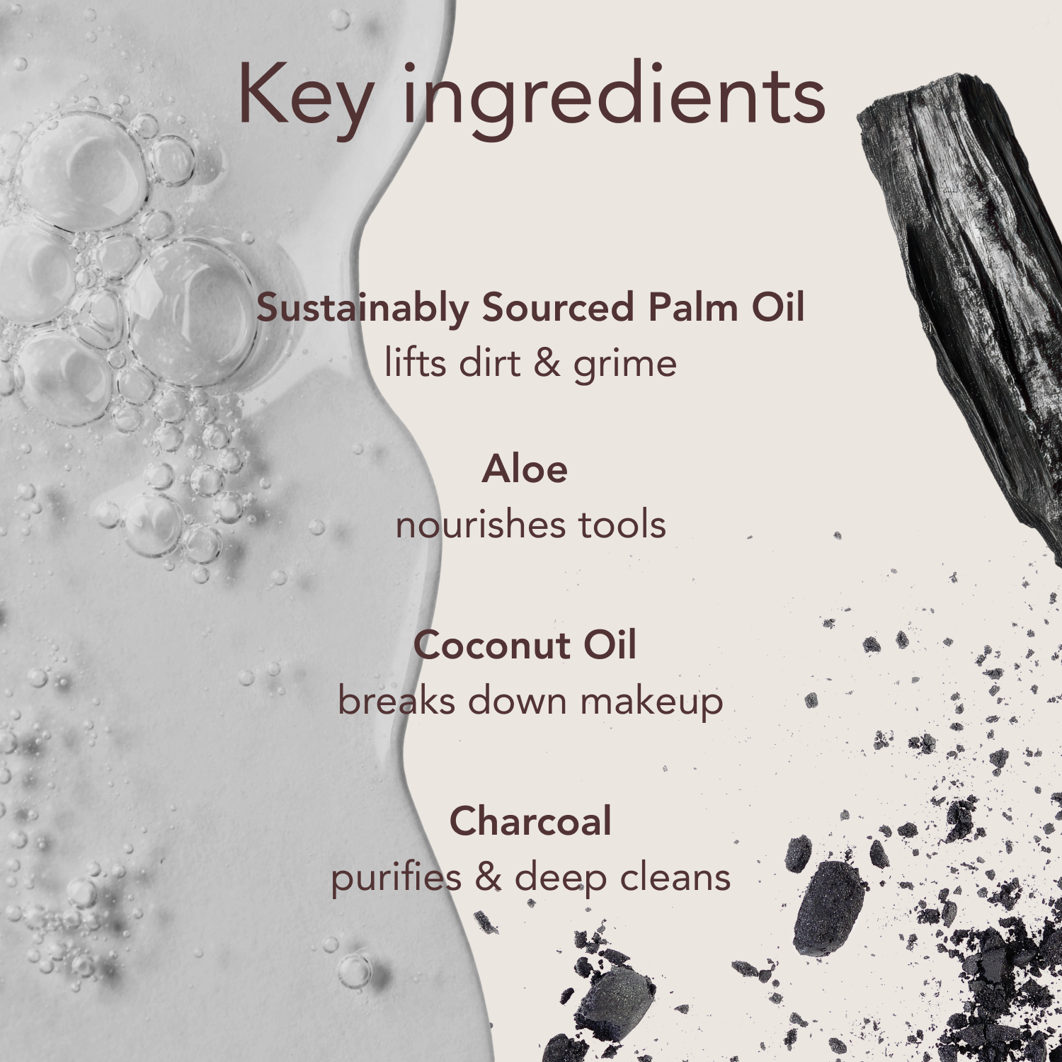 Beautyblender Blendercleanser Liquid Charcoal nettoyant éponge et pinceau liquide sans parfum