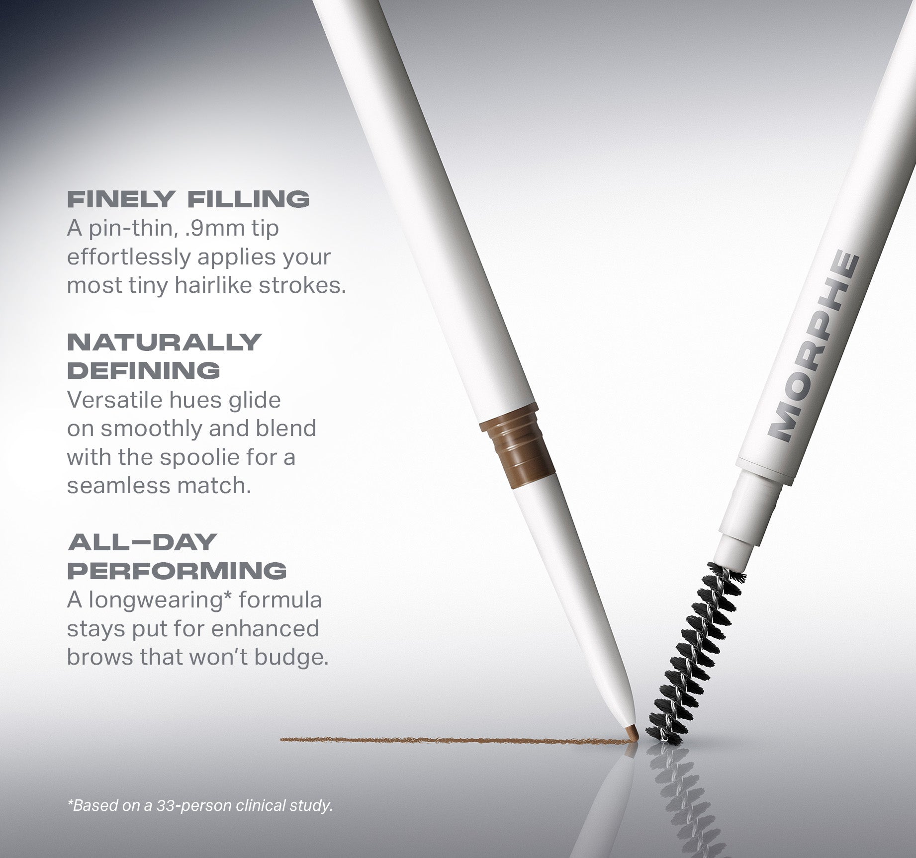 Morphe Bundles Beauty in the Details Bundle coffret crayon sourcils, 3 produits