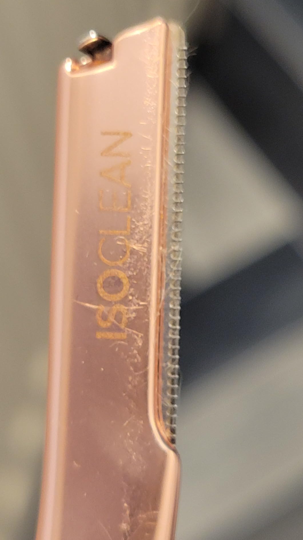 TYVEK ISOCLEAN Makeup Accessories ISOCLEAN Rasoir Dermablade rose gold 5 lames de rechange