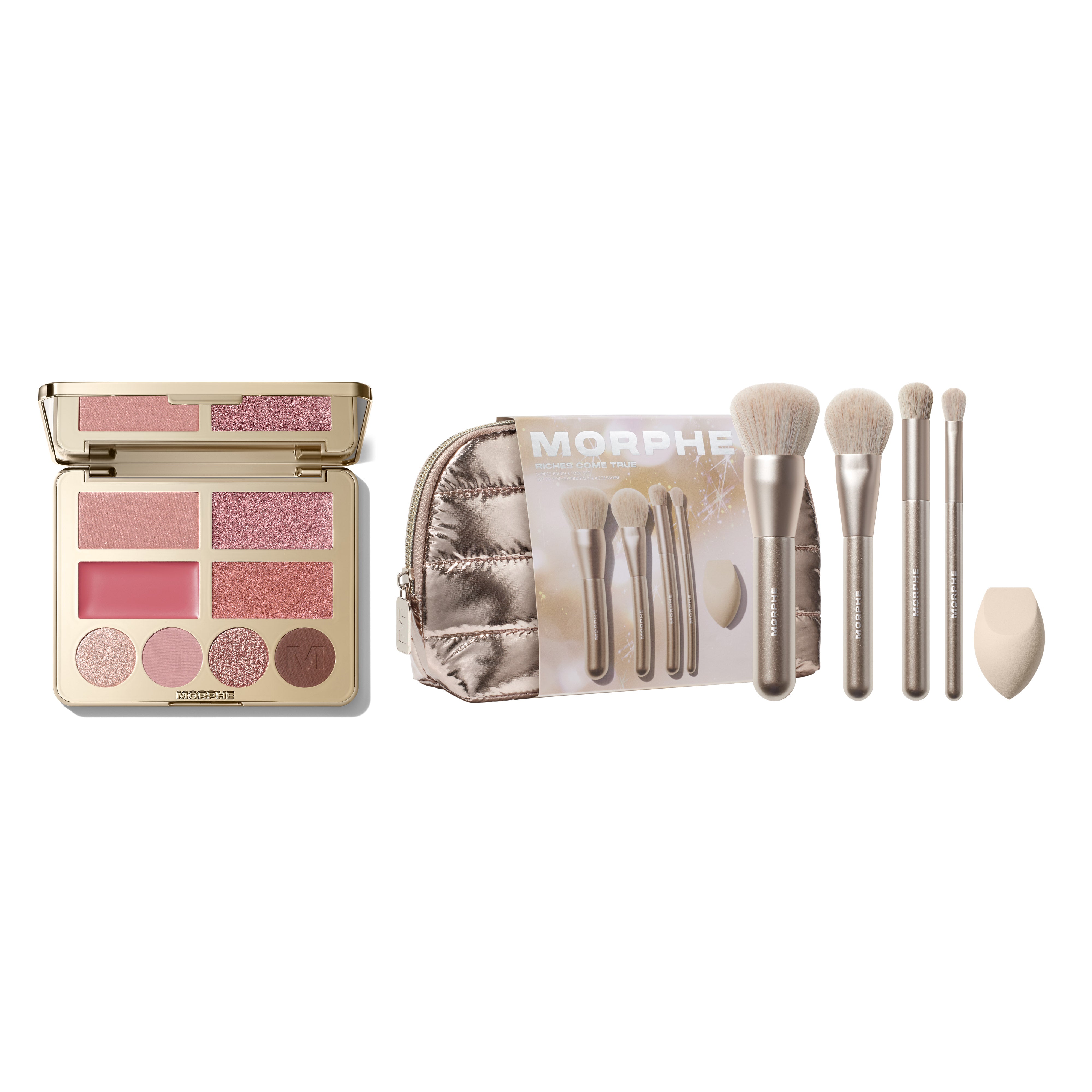 Morphe Bundles Holiday Face & Eye Essentials coffret maquillage Sky’s the Limit et Glass Half Full