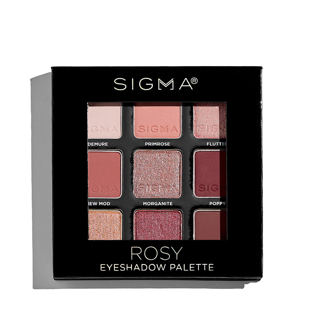 Sigma Eye Makeup Rosy Eyeshadow Palette palette de fards à paupières 9 teintes