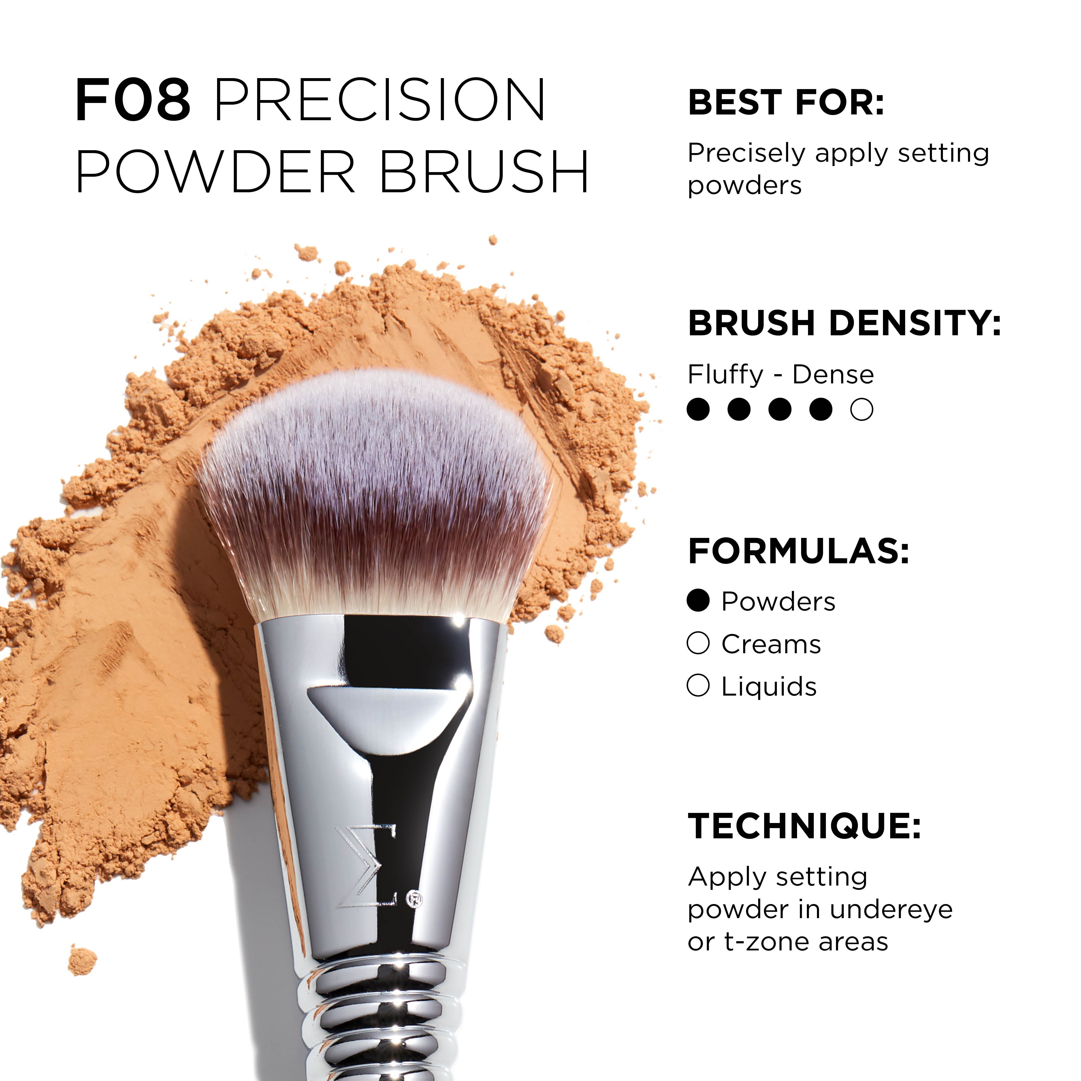 Sigma Face Brushes F08 Precision Powder Brush pinceau poudre précision