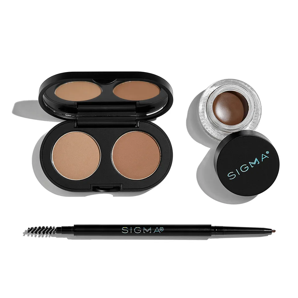 Sigma Brow Makeup Perfect Brow Trio kit sourcils trois produits