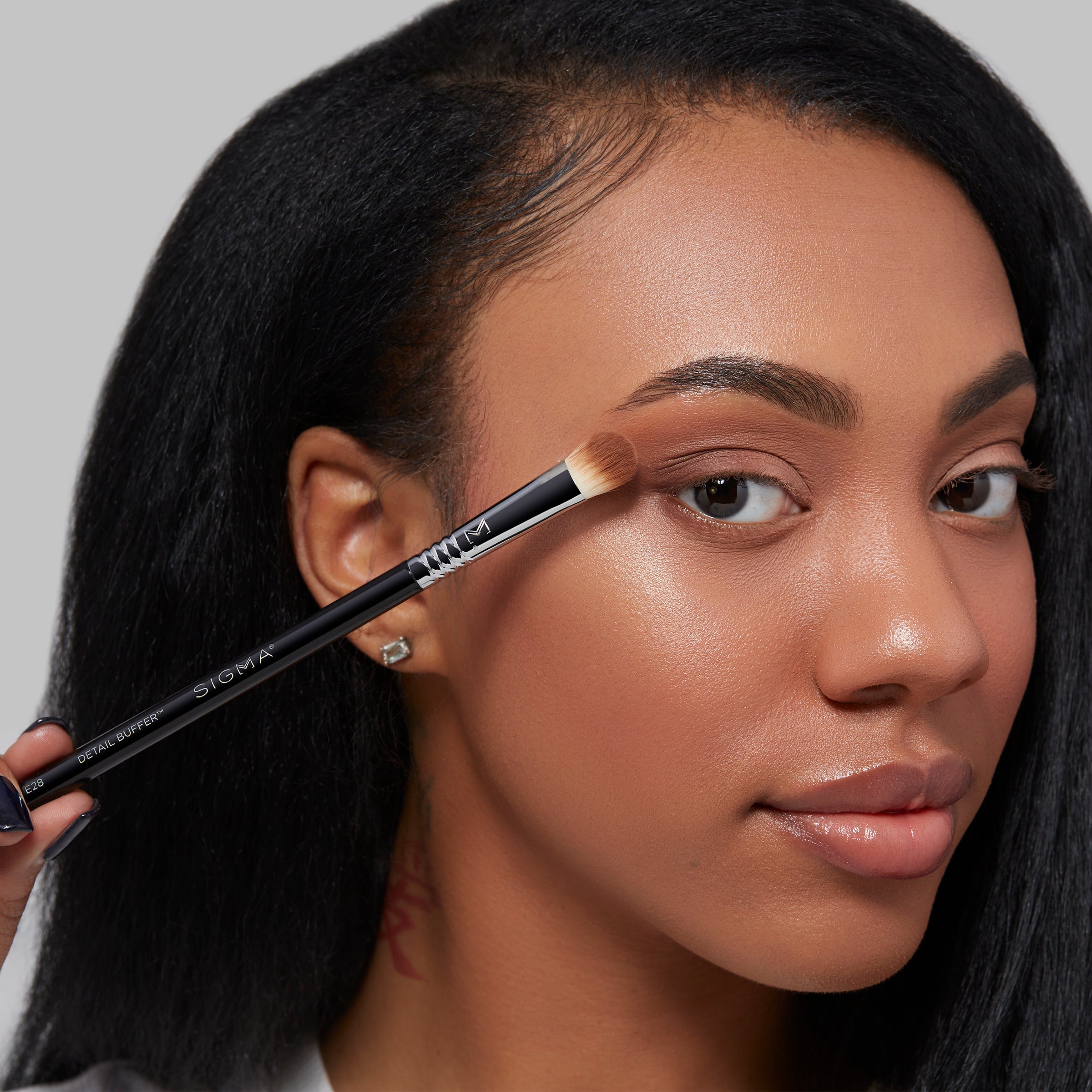 Sigma Eye Brushes E28 Detailed Buffer™ pinceau yeux arrondi