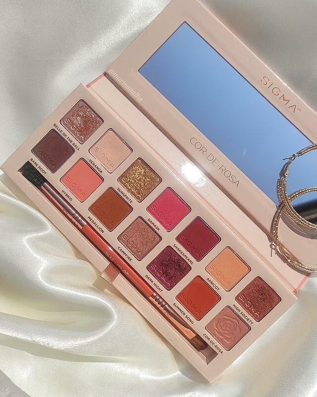 Sigma Eye Makeup Cor-De-Rosa Eyeshadow Palette palette de fards à paupières