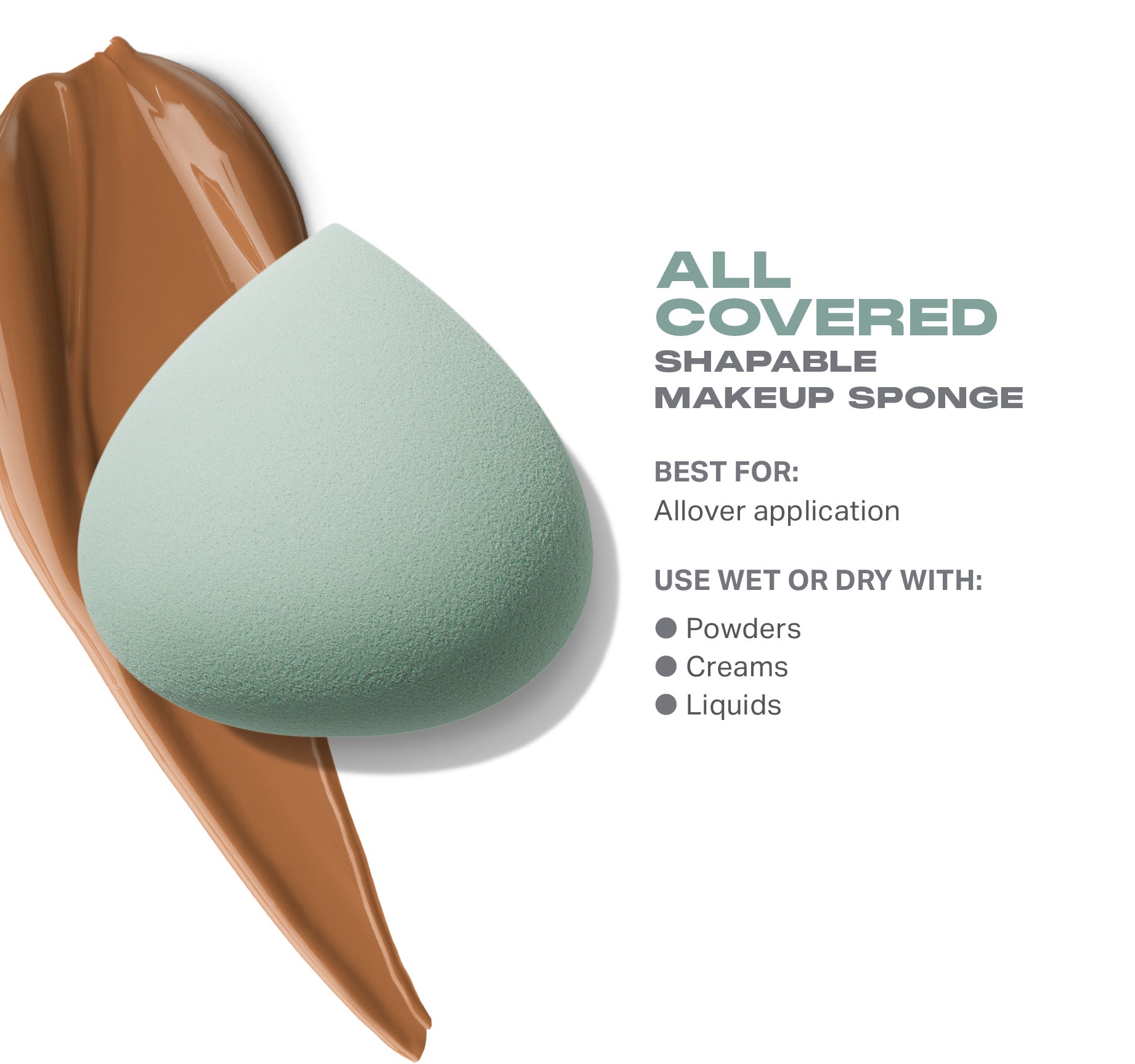 Morphe Sponges & Applicators All Covered Shapable Makeup Sponge éponge maquillage modulable