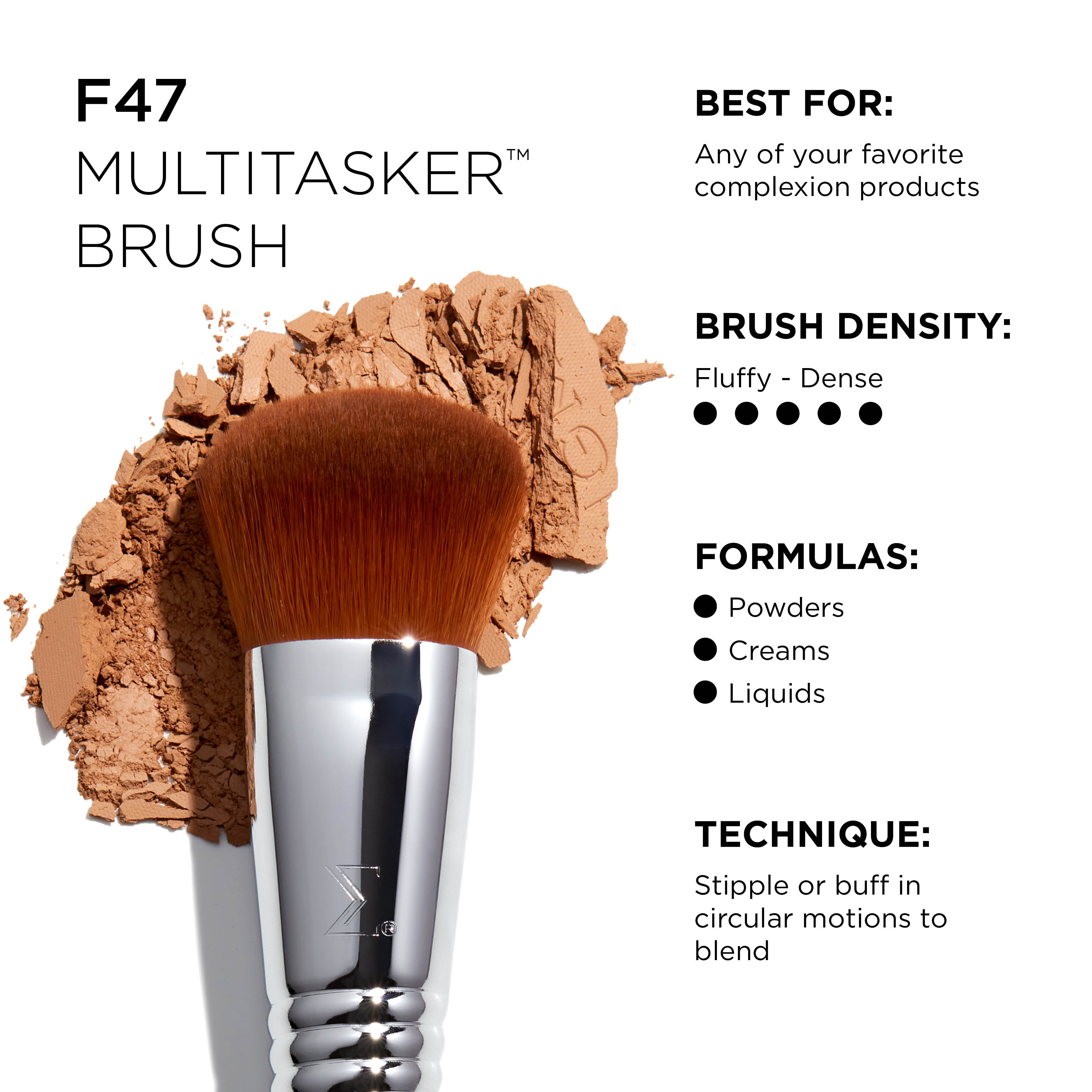 Sigma Face Brushes F47 Multitasker pinceau visage tête angulée