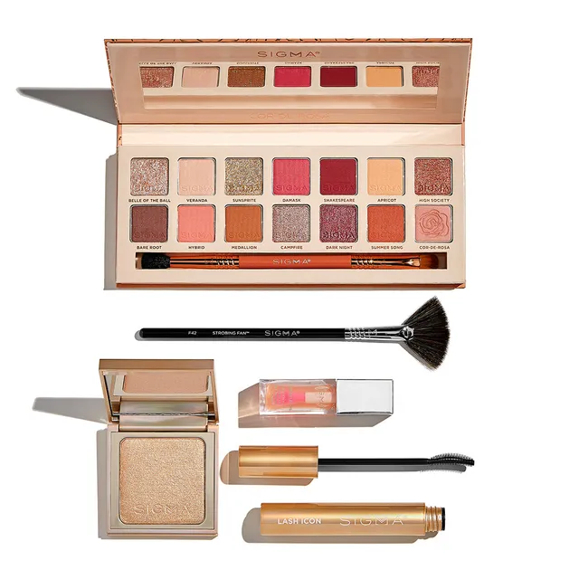 Sigma Makeup Sets Sunset Glow Makeup Set coffret maquillage Golden Hour et Tranquil