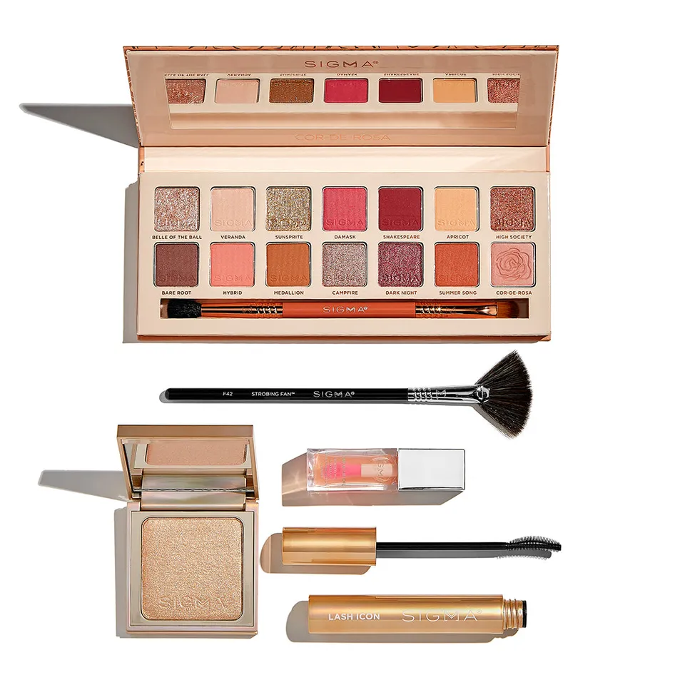 Sigma Makeup Sets Sunset Glow Makeup Set coffret maquillage Golden Hour et Tranquil