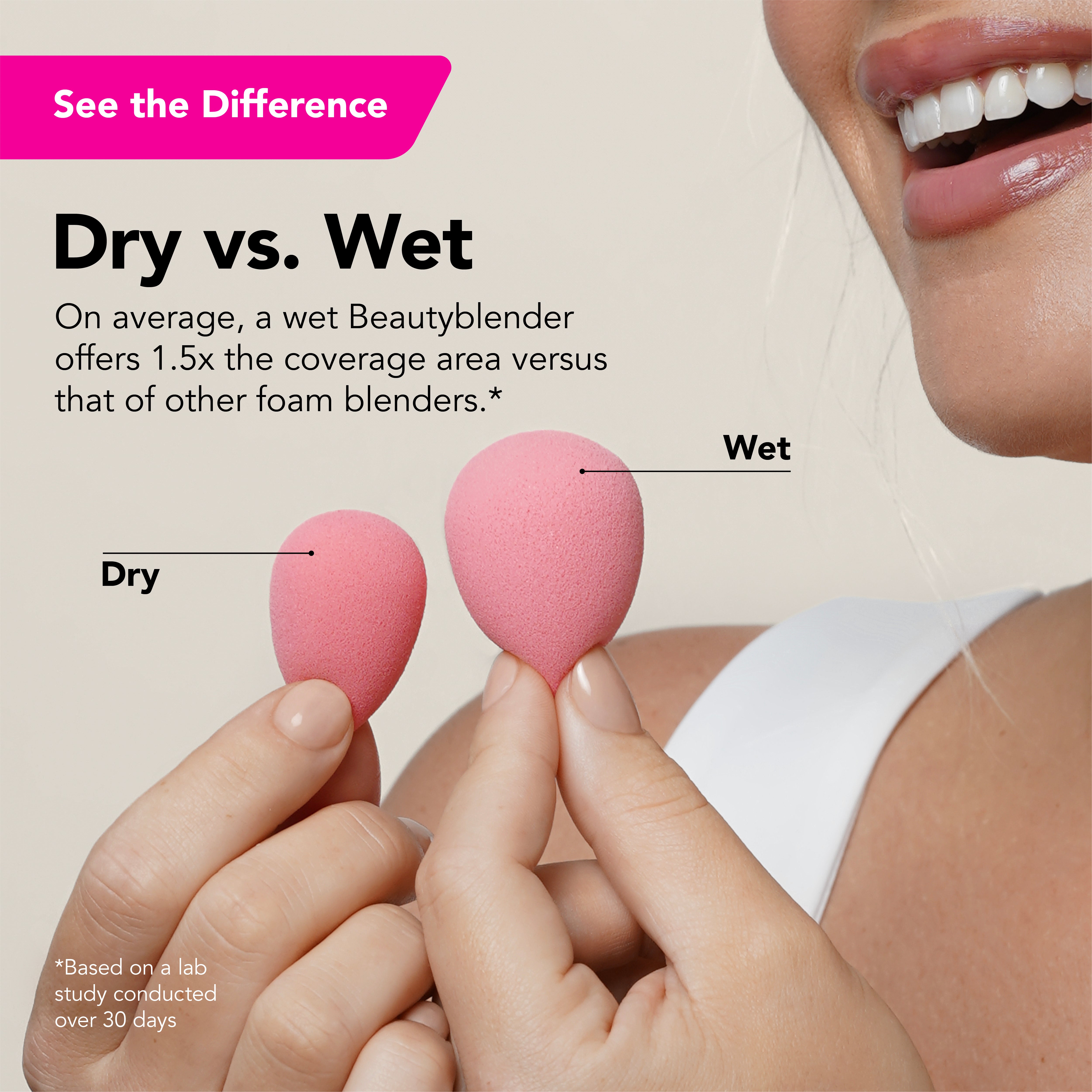Beautyblender Beautyblusher Cheeky éponge blush format moyen
