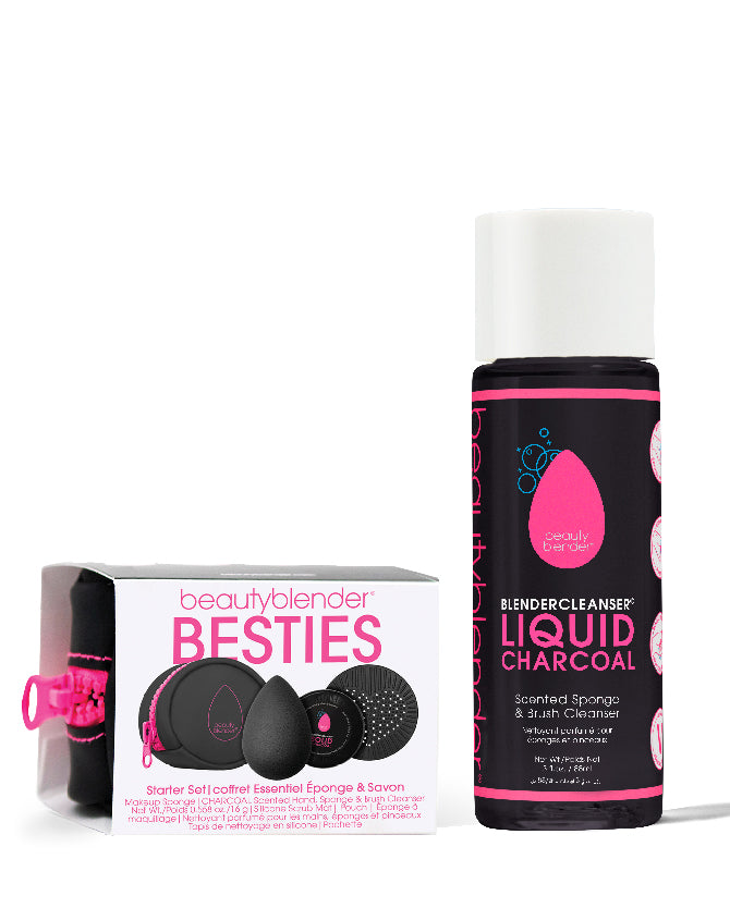 Beautyblender Blendercleanser Besties Charcoal Blend & Super Cleanse kit