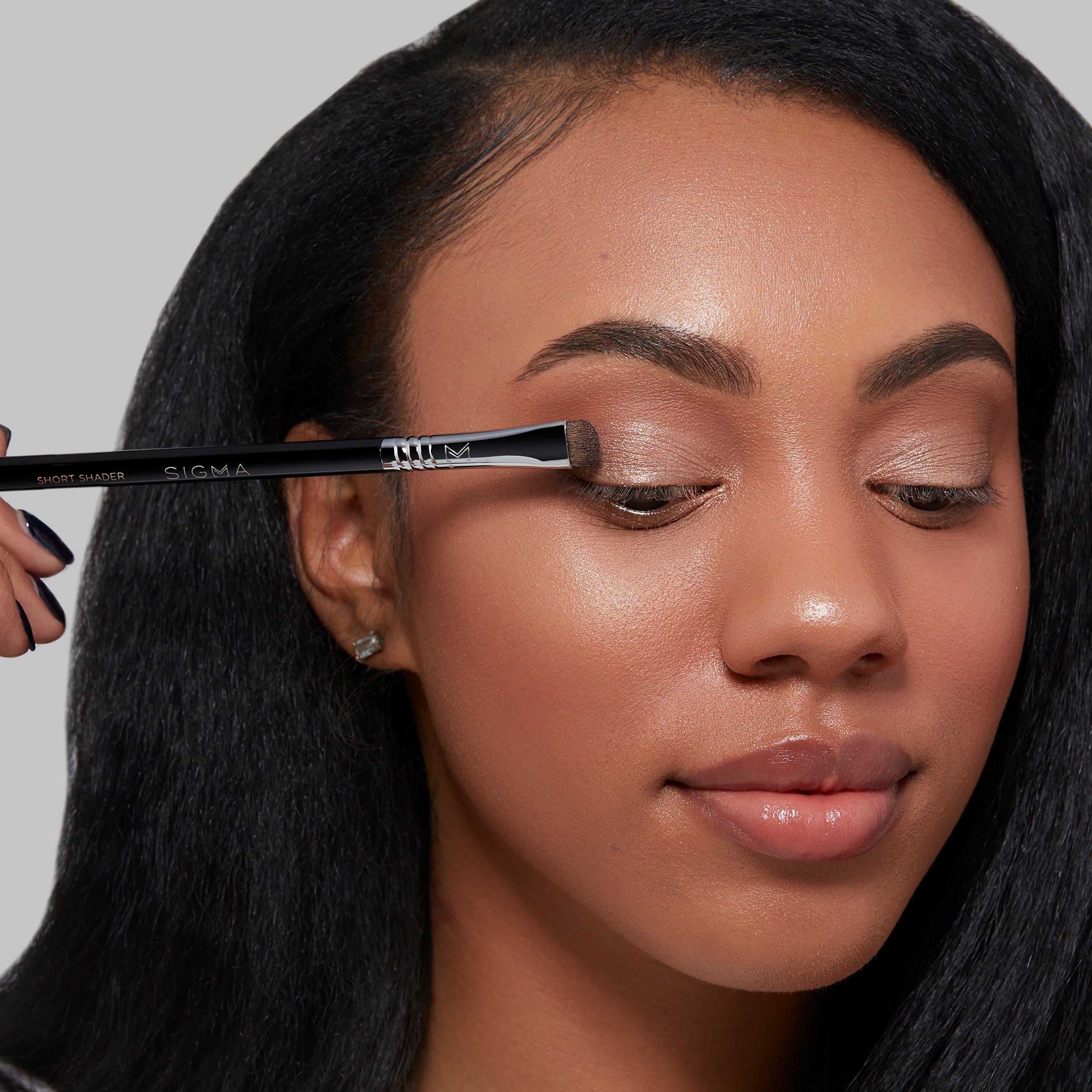 Sigma Eye Brushes E20 Short Shader Brush pinceau fard plat précis
