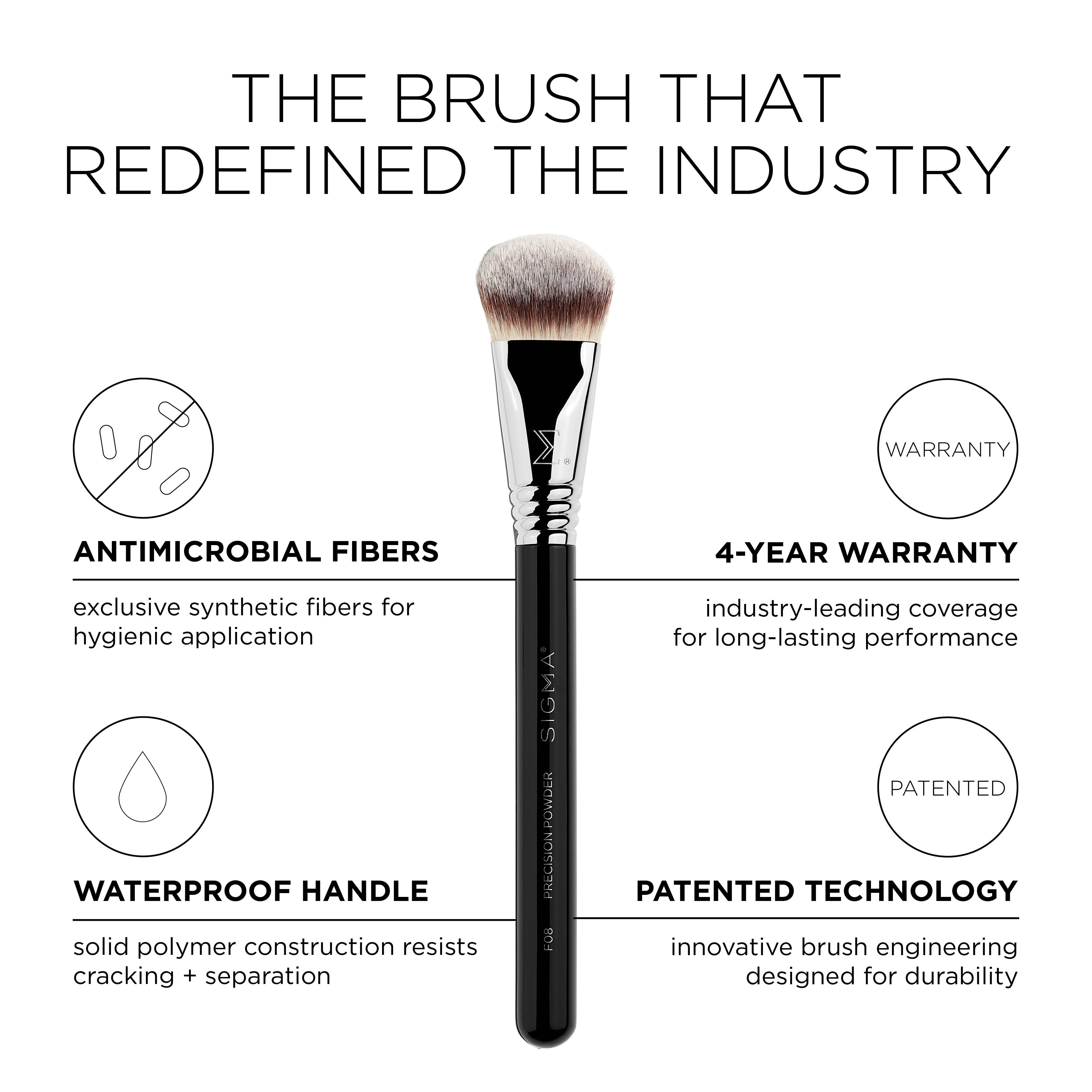 Sigma Face Brushes F08 Precision Powder Brush pinceau poudre précision