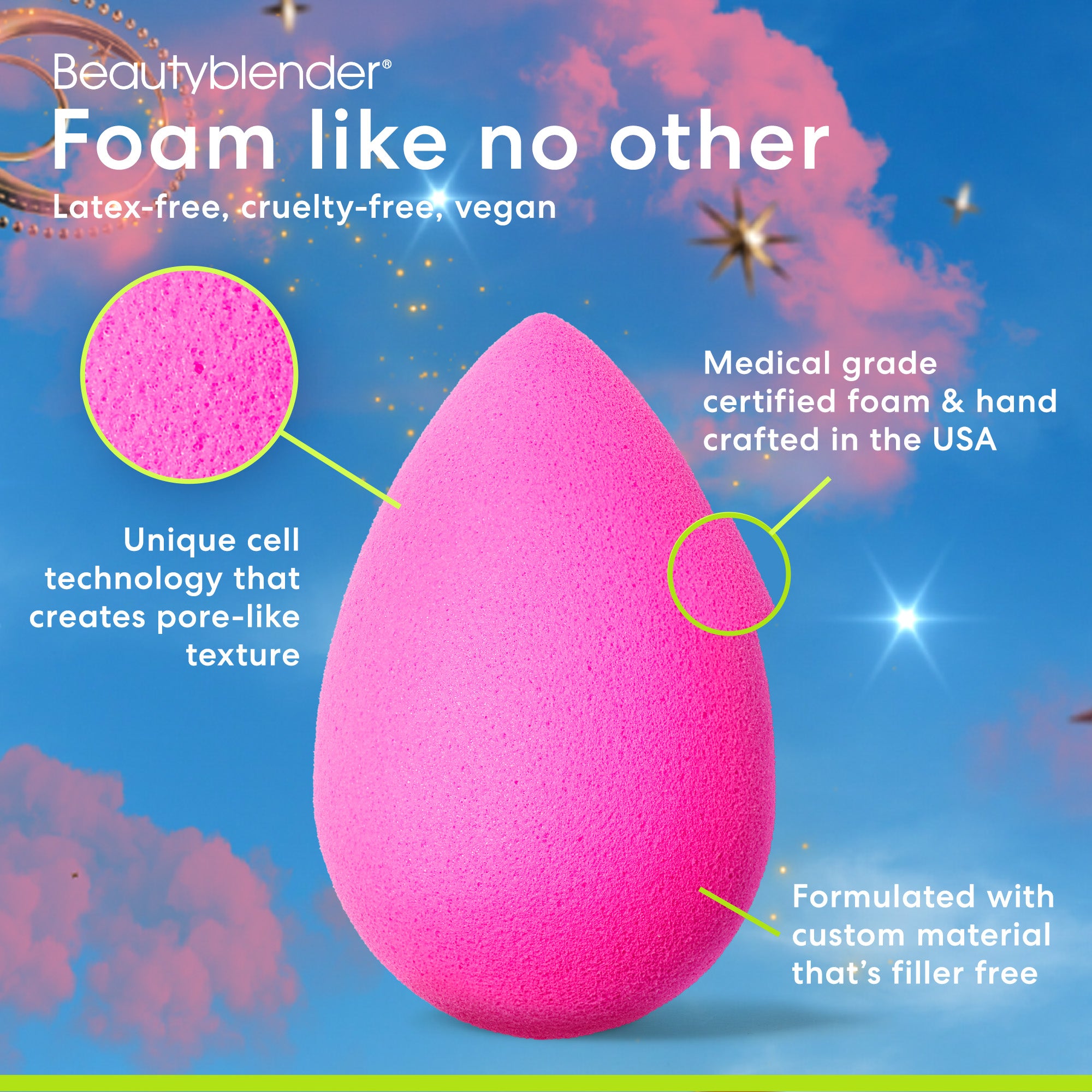 Beautyblender Bounce Stardust Blend & Bake set éponge et houppette