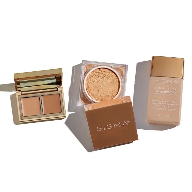 Sigma Makeup Sets Complete Complexion Trio coffret teint 3 produits