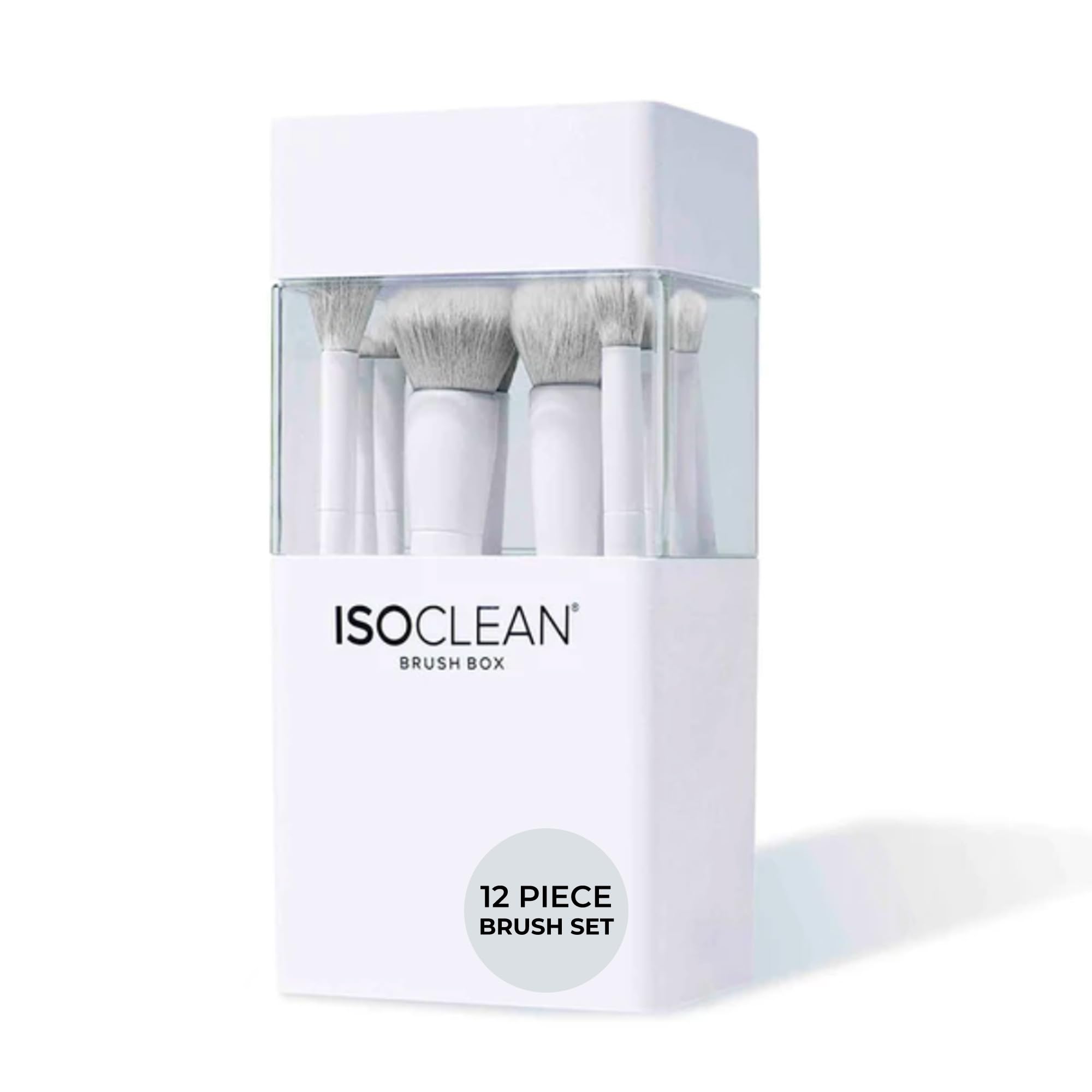 TYVEK ISOCLEAN Makeup Accessories Lot de 12 pinceaux de maquillage avec étui