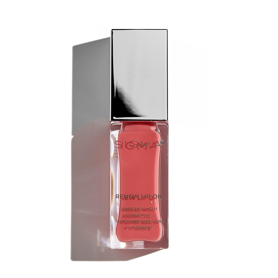 Sigma Lip Makeup Renew Lip Oil huile lèvres Hush 5,2 g rose transparent