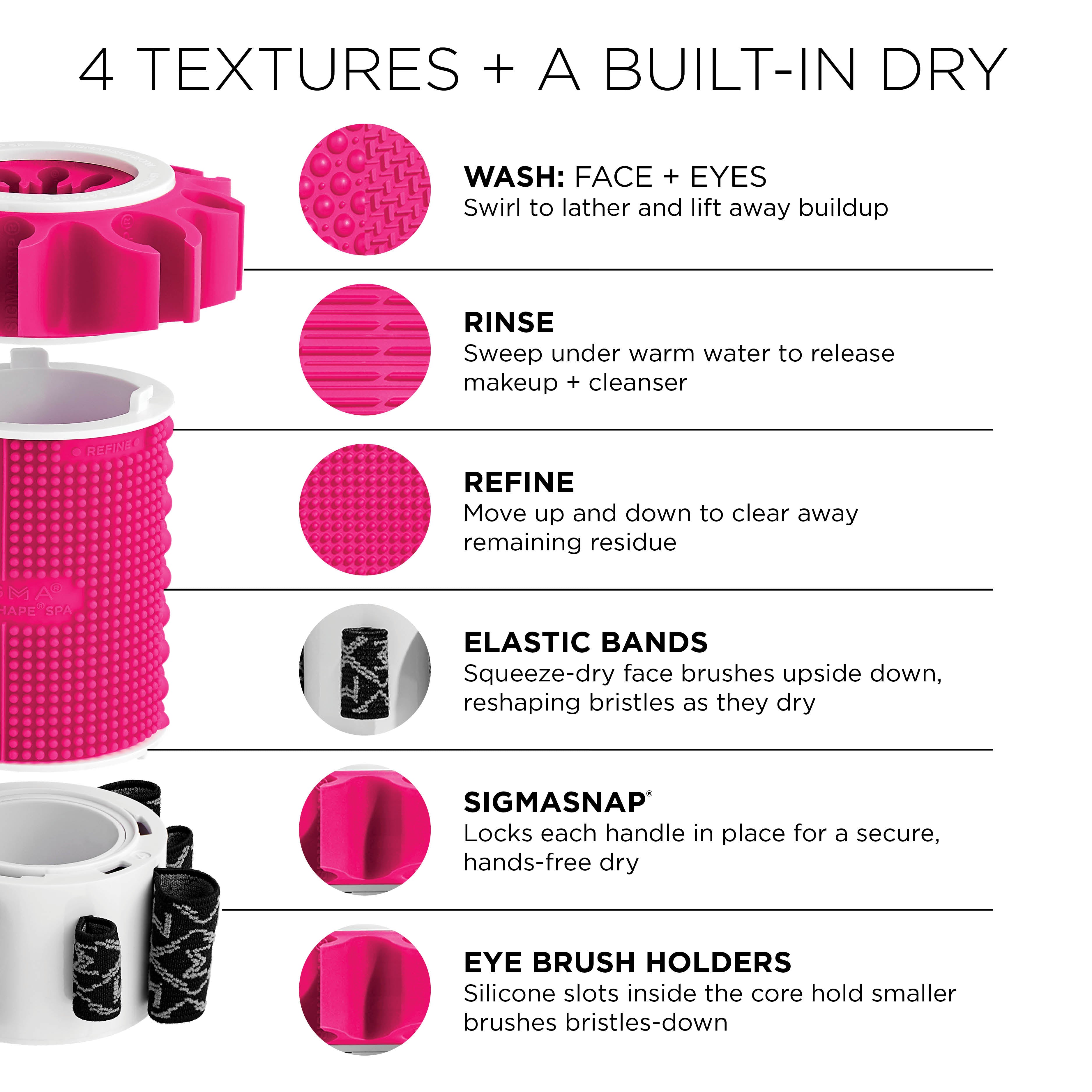 Sigma Brush Care Dry'n Shape® Spa outil de nettoyage pinceaux