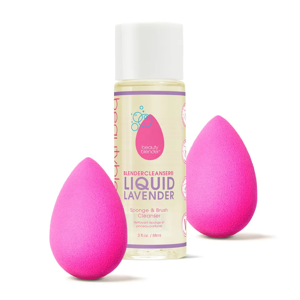 Beautyblender Blendercleanser Back 2 Basics kit éponge et nettoyant 3 pièces