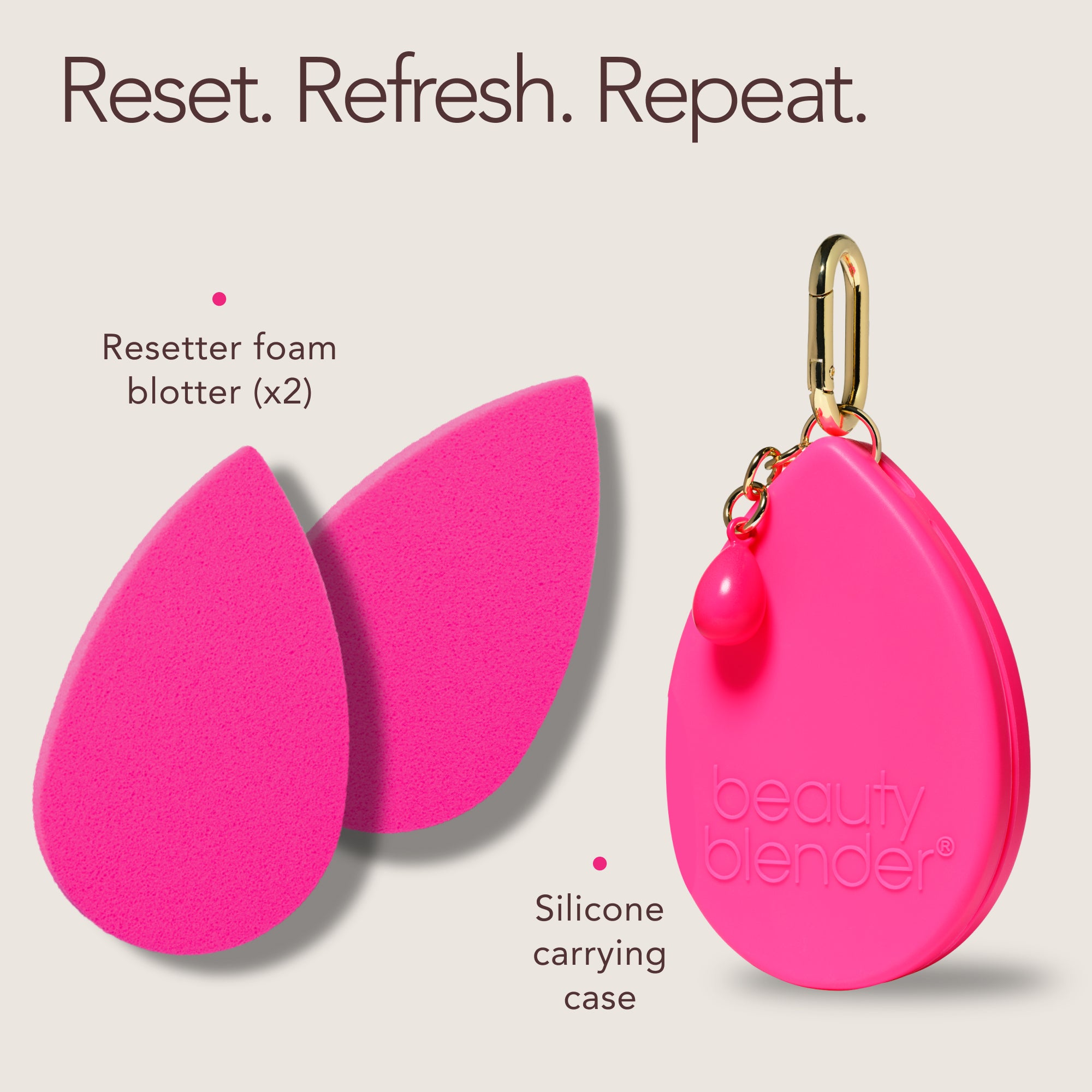Beautyblender Bounce Resetter tampons matifiants réutilisables
