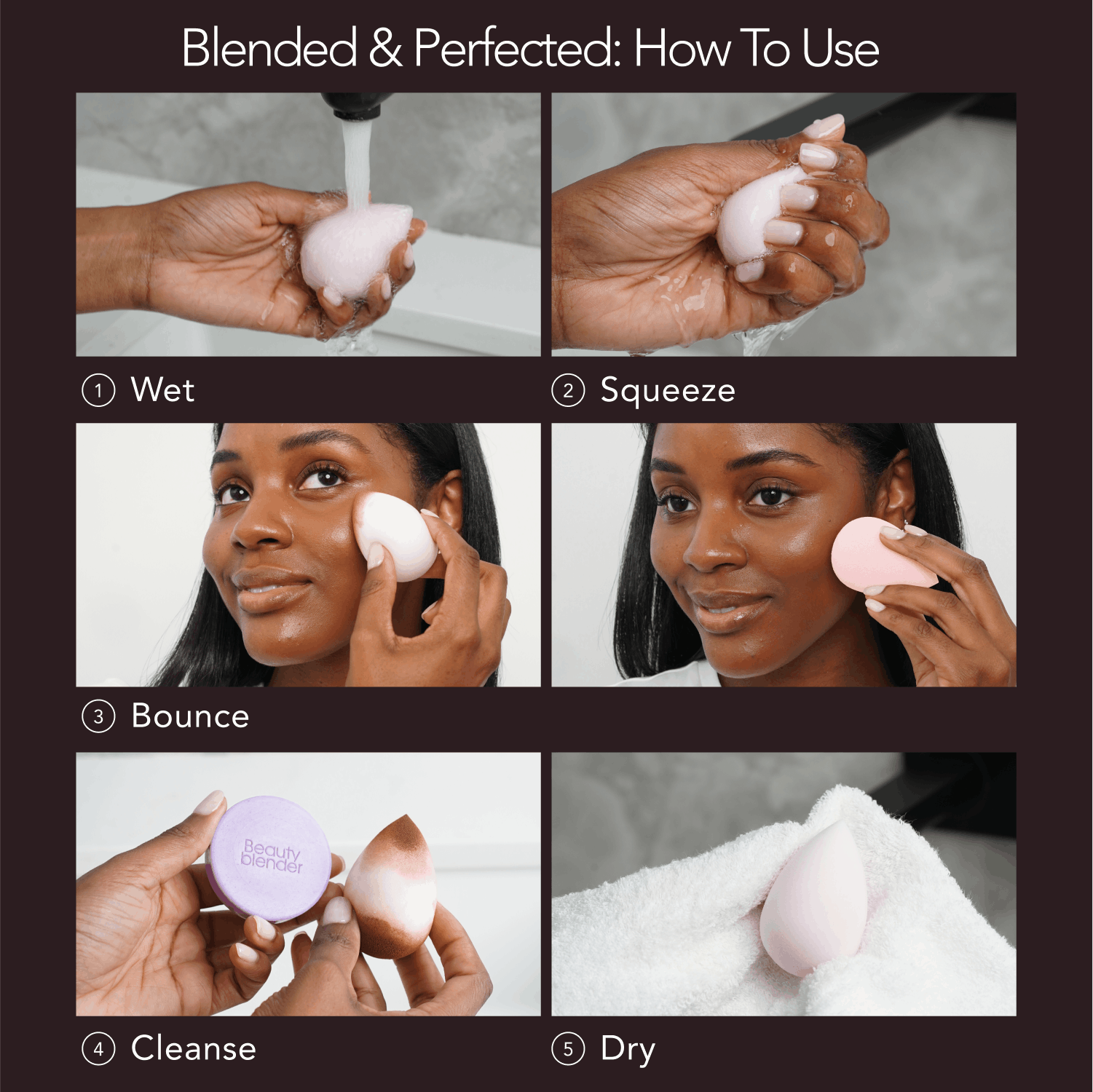 Beautyblender Original éponge de maquillage Bubble aqua