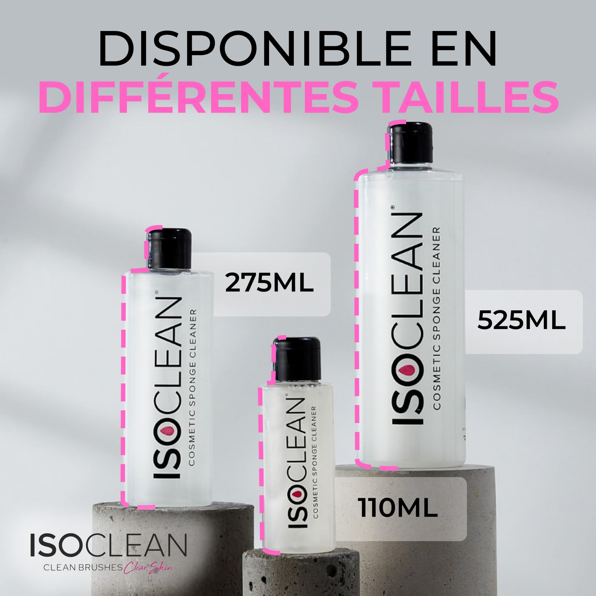 TYVEK ISOCLEAN Sponge Cleaners nettoyant éponge maquillage 110 ml