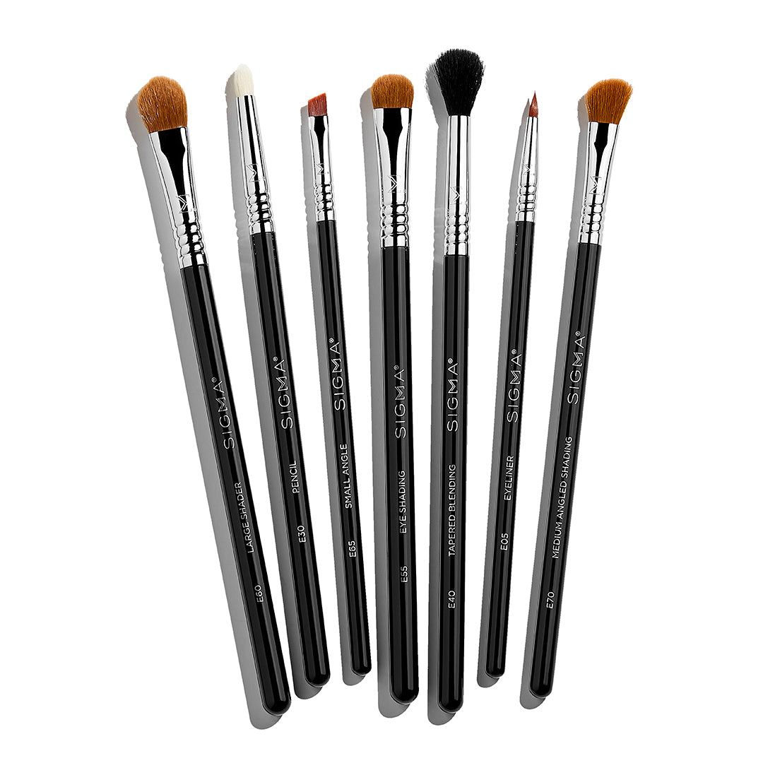 Sigma Brush Sets Basic Eye Brush Set pinceaux yeux 7 pièces synthétiques