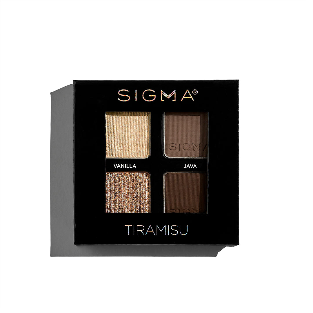 Sigma Eye Makeup Tiramisu Eyeshadow Quad palette yeux 4 fards