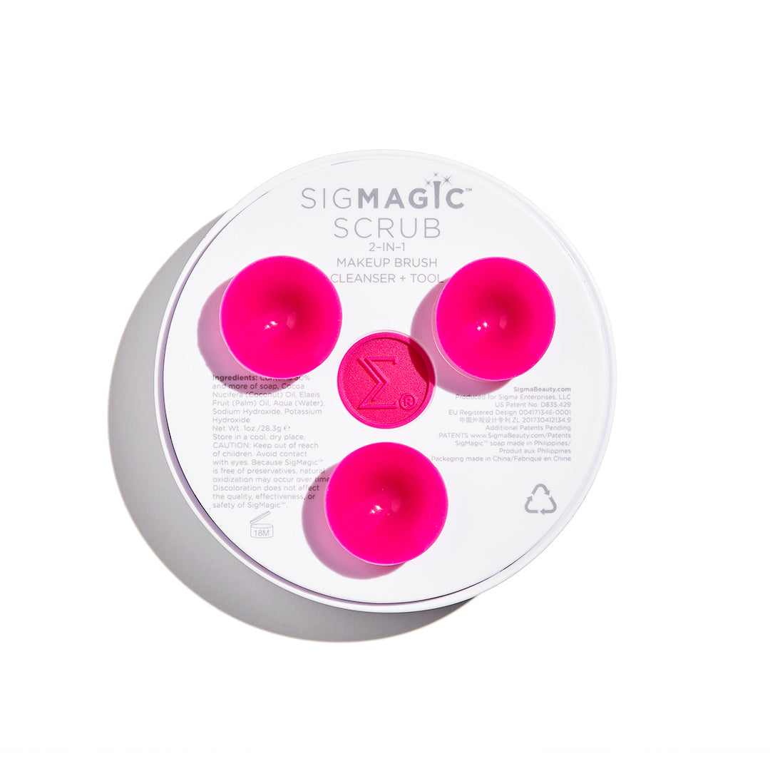Sigma Brush Care Sigmagic Scrub nettoyant solide pour pinceaux 28,3 g silicone