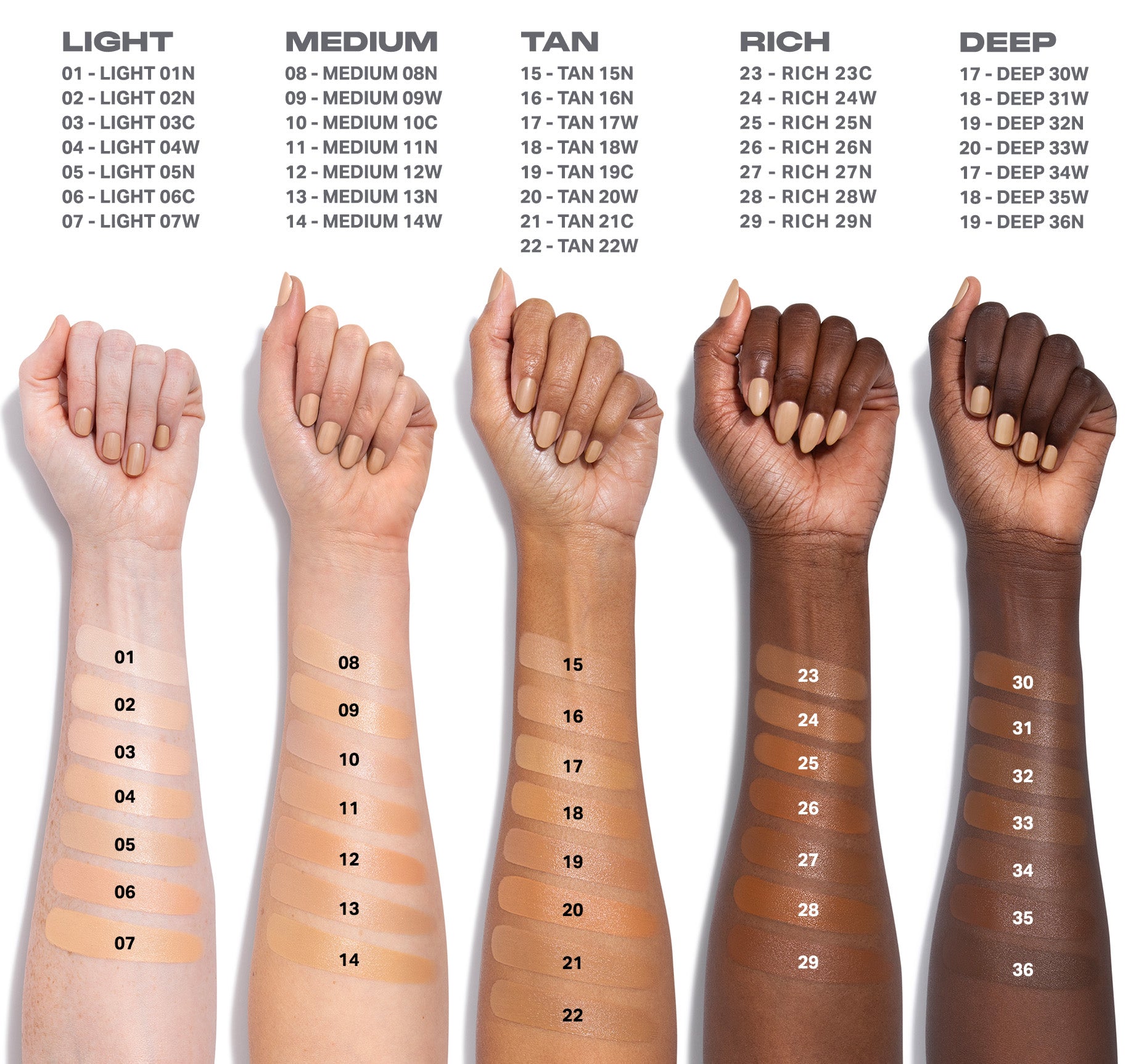 Morphe Complexion Lightform Extended Hydration Foundation fond de teint Light 01N, hydratation 16 h