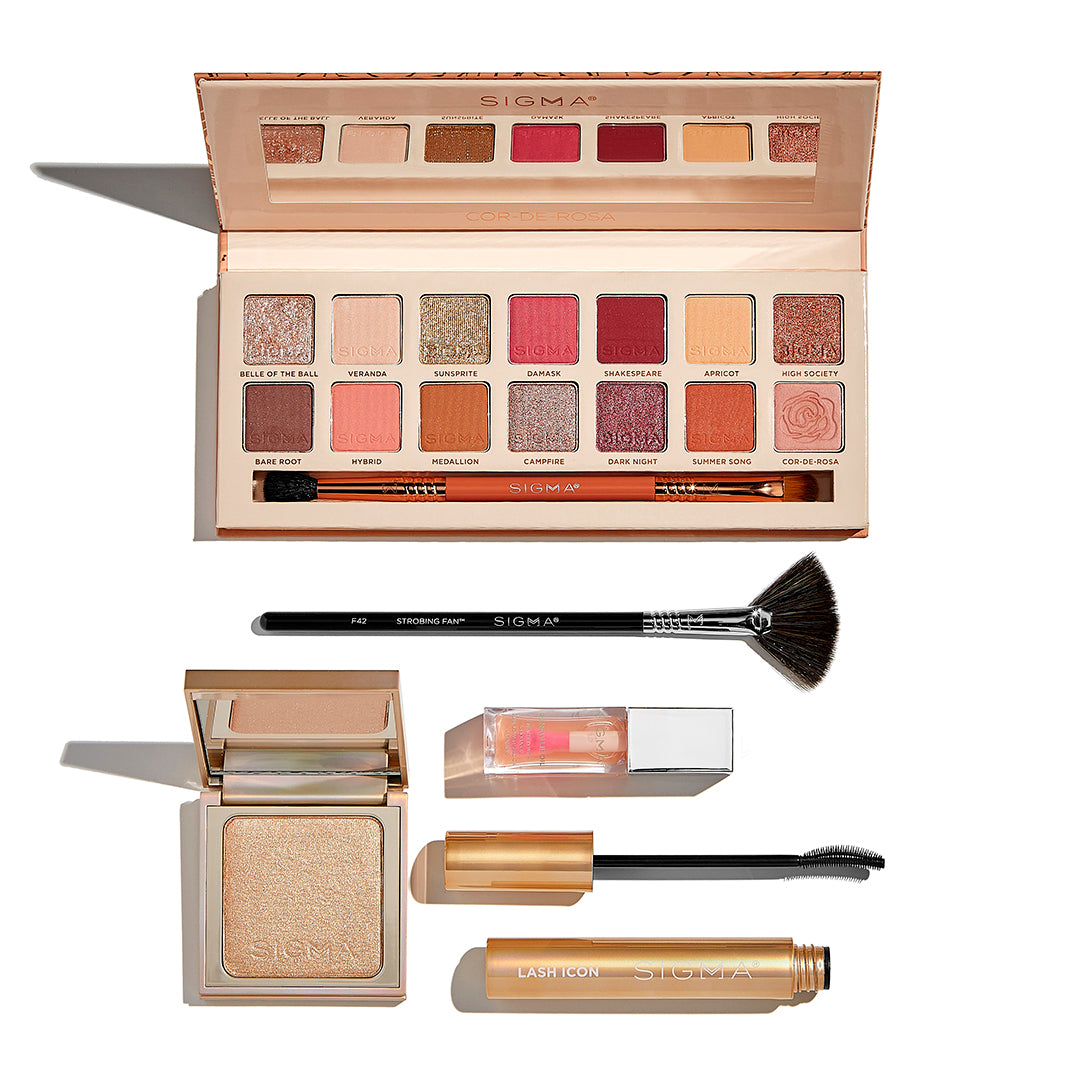 Sigma Makeup Sets Sunset Glow Makeup Set coffret maquillage Golden Hour et Tranquil